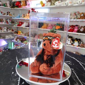 TY Beanie Baby - Little Feather Bear | MWMT New Mint Tags | Retired | Rare